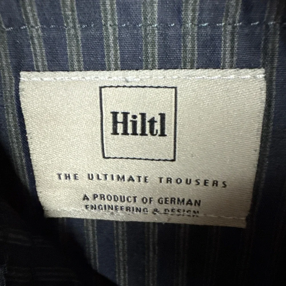 Hiltl Pants Mens 32x34 Brown Dude Straight Leg German Design Casual Trousers